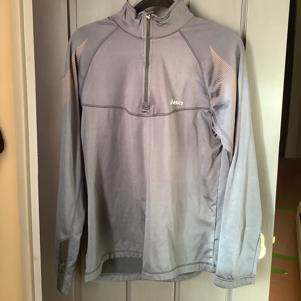 Men’s SM ASICS never worn fleece running sweater